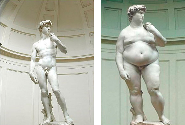 Estátua de Davi volta à Italia depois de exposição nos EUA