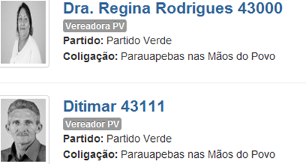 Elei&ccedil;&otilde;es 2012: candidatos a vereador pelo PV (43) em Parauapebas