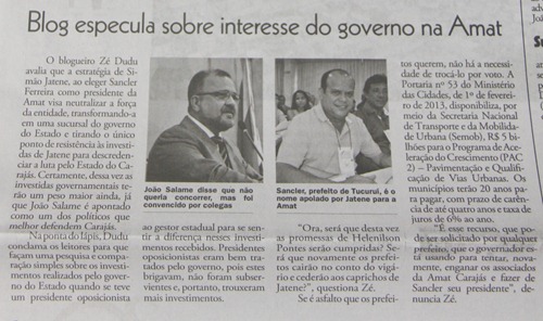 Salame e Sancler repercutem reportagem do blog sobre elei&ccedil;&atilde;o na AMAT
