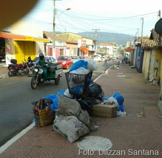 Com a greve dos funcion&aacute;rios da Clean, Parauapebas est&aacute; um lixo s&oacute;.