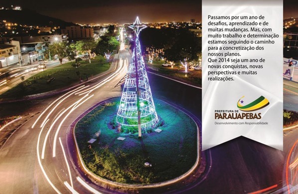 Mensagem de Natal da Prefeitura de Parauapebas