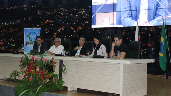 Dia mundial da &aacute;gua &eacute; comemorado com evento na C&acirc;mara Municipal