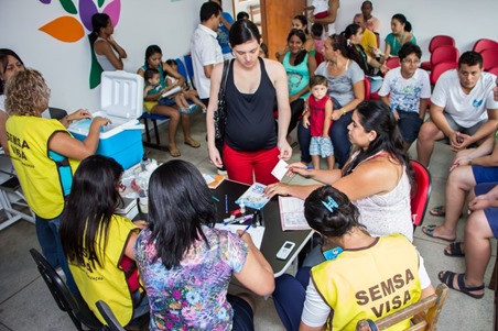 Vacina&ccedil;&atilde;o contra gripe movimenta unidades de sa&uacute;de em Parauapebas