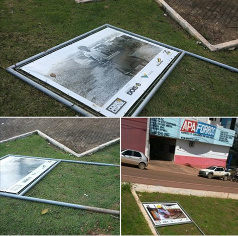 Vandalismo ou ignor&acirc;ncia?