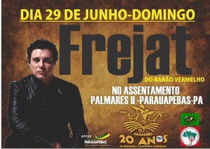 Palmares comemora 20º Aniversário no dia 29/6 com Frejat