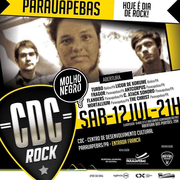 CDC Rock acontece neste fim de semana