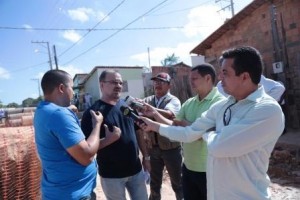 Marab&aacute;: Jo&atilde;o Salame faz giro por canteiros de obras com a Imprensa