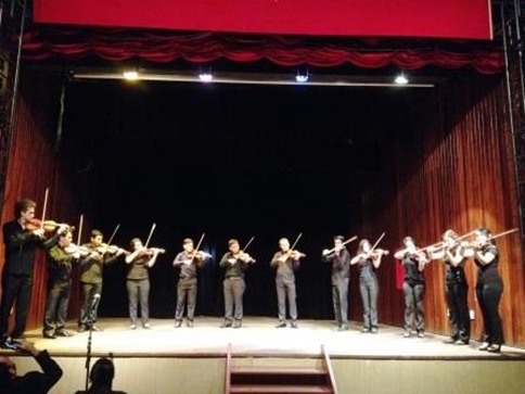 Jovens paraenses do Vale M&uacute;sica se apresentam, em Bras&iacute;lia, pelas comemora&ccedil;&otilde;es dos 40 anos de rela&ccedil;&atilde;o entre Brasil e China