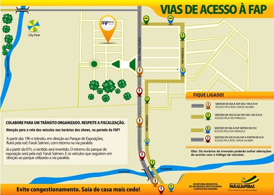 Parauapebas: DMTT informa mudan&ccedil;as no tr&acirc;nsito durante FAP