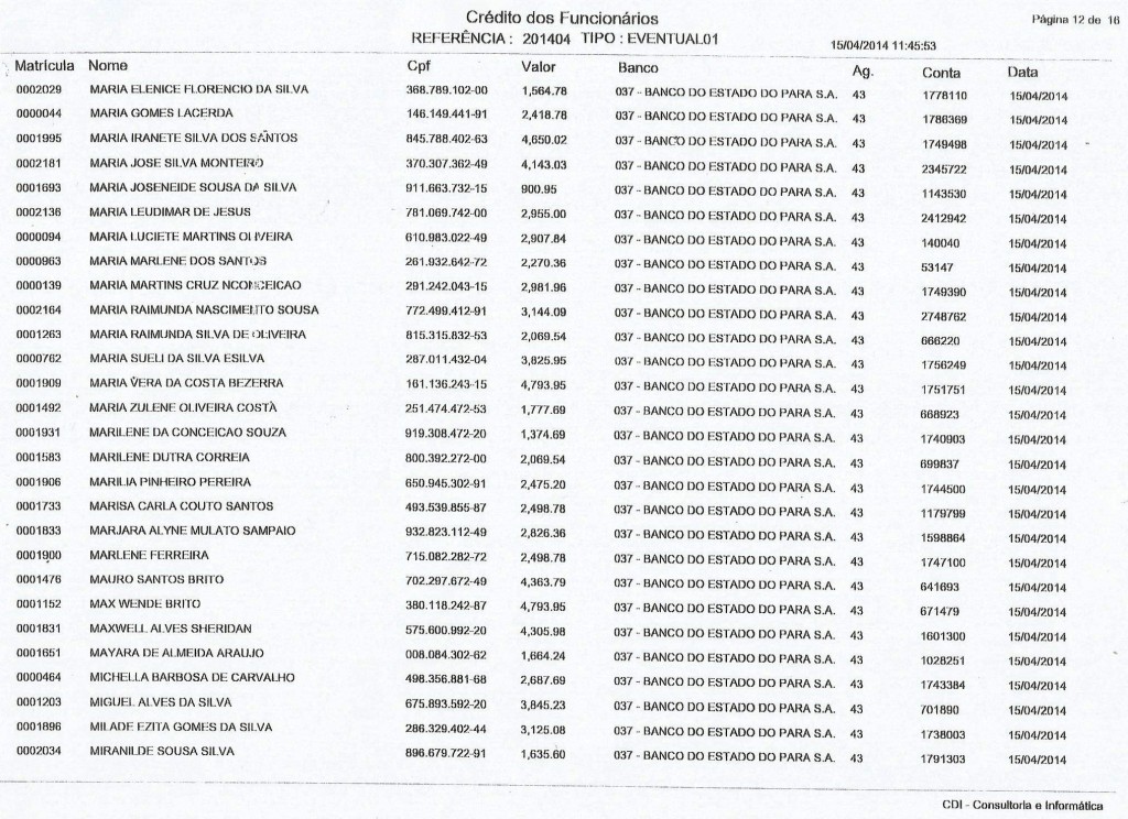 DECLARAÇÃO 12