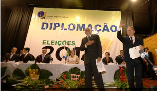 Sim&atilde;o Jatene &eacute; diplomado para a nova gest&atilde;o &agrave; frente do Executivo Estadual