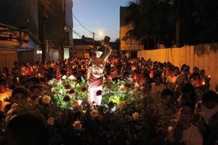 Em Parauapebas, devotos caminham em prociss&atilde;o para homenagear S&atilde;o Sebasti&atilde;o