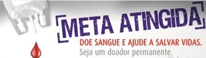 Meta de doa&ccedil;&atilde;o de sangue &eacute; alcan&ccedil;ada durante campanha