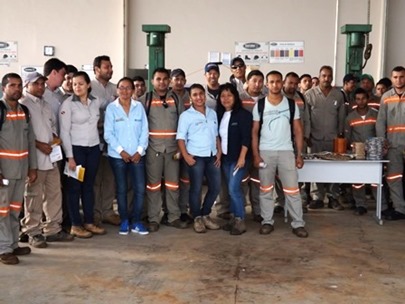 SAAEP realiza educa&ccedil;&atilde;o ambiental em empresa da cidade