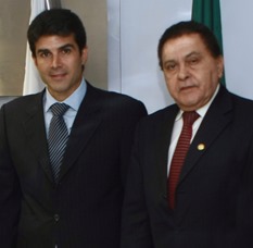 Deputado Jo&atilde;o Chamon e Ministro Helder Barbalho discutem a constru&ccedil;&atilde;o do Mercado do Peixe em Marab&aacute; e outras a&ccedil;&otilde;es para a regi&atilde;o