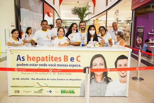 A&ccedil;&atilde;o alusiva ao Dia Mundial de Luta Contra Hepatites Virais alcan&ccedil;a mais de 800 pessoas