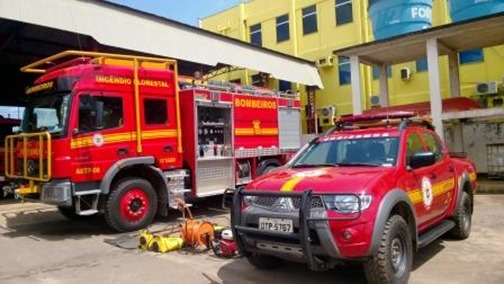 Corpo de Bombeiros de Parauapebas recebe viatura especializada em inc&ecirc;ndios florestais