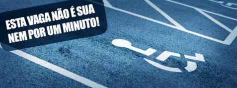 Clientes desrespeitam vagas de estacionamento reservadas para deficientes f&iacute;sicos
