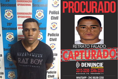 Pol&iacute;cia Civil prende acusado de cometer dez estupros nos munic&iacute;pios de Parauapebas e Cana&atilde; dos Caraj&aacute;s.