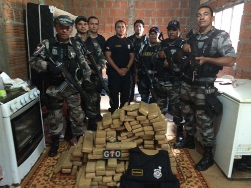 Pol&iacute;cias Civil e Militar apreendem 170 quilos de maconha em Parauapebas