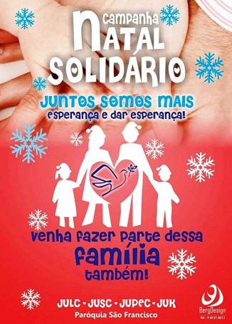 Par&oacute;quia S&atilde;o Francisco realiza campanha Natal Solid&aacute;rio