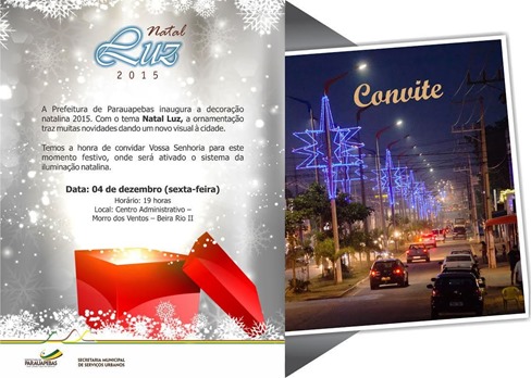 Prefeitura de Parauapebas inaugura hoje (4) a decora&ccedil;&atilde;o natalina