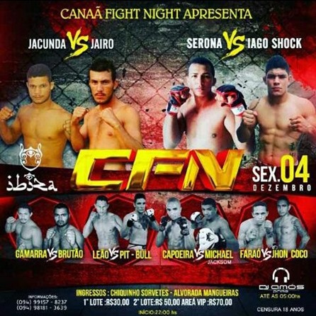 Cana&atilde; ter&aacute; primeiro evento de MMA nesta sexta-feira (4)