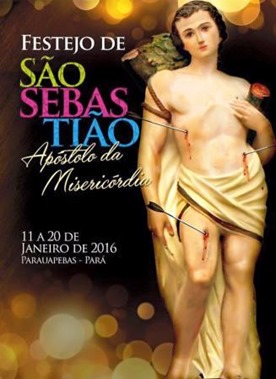 Programa&ccedil;&atilde;o do Festejo de S&atilde;o Sebasti&atilde;o segue com missas e novenas