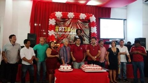 PT Par&aacute; festeja os 36 anos de funda&ccedil;&atilde;o do Partido