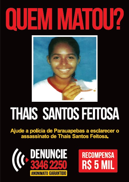 Exclusivo: retrato falado do provável matador da jovem Thais Santos Feitosa