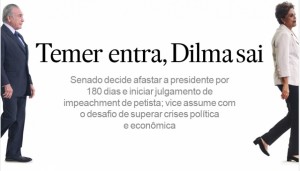 O problema agora é seu, Temer !