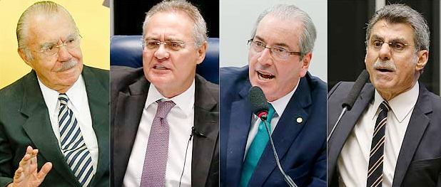 Janot pediu a prisão de Renan, Jucá, Sarney e Cunha por tentativa de obstruir Lava Jato