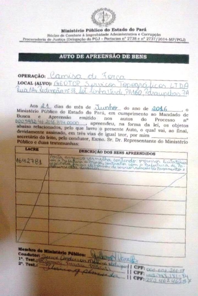 PACAJÁ: MPPA deflagra operação “Camisa de Força”