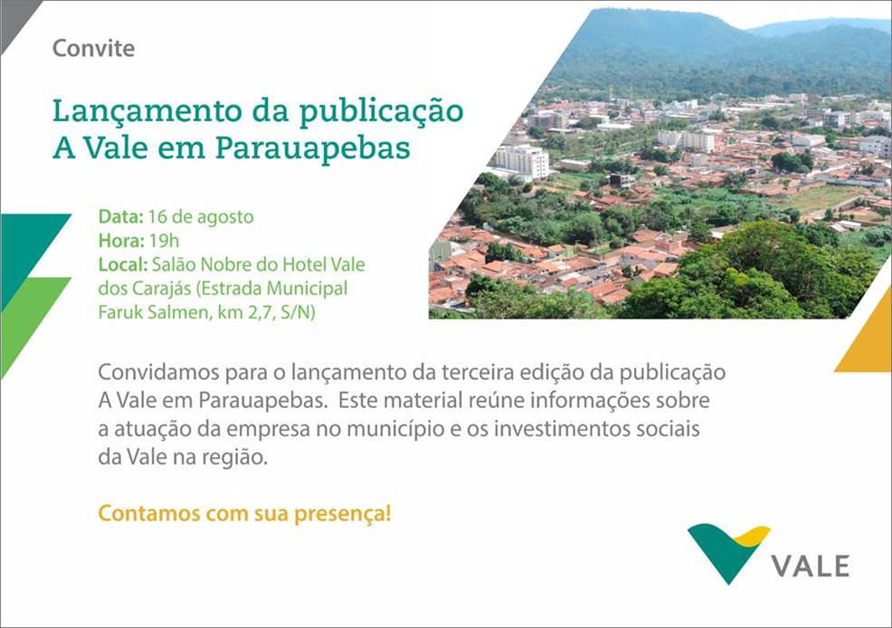 Vale apresenta investimentos em Parauapebas
