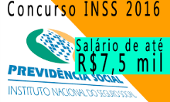 inss concurso 2016