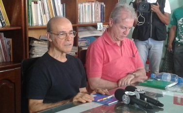 Ator Osmar Prado e padre Ricardo Rezende estão em Redenção e Pau D’Arco