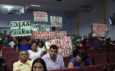 Moradores da VS 10 cobram regularização fundiária durante sessão na Câmara