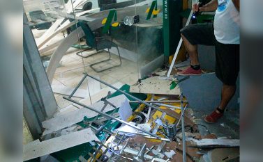 Bandidos usaram fuzis no assalto às agências bancárias de Eldorado do Carajás