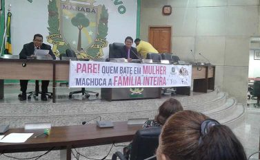 Sessão da Câmara de Marabá foi marcada por apelos para o combate à violência doméstica