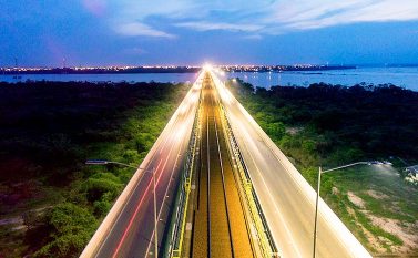 Vale entrega a ponte do Rio Tocantins revitalizada e, agora, totalmente iluminada
