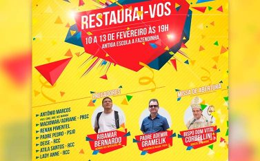 Igreja Católica prepara o 28º Restaurai-vos, que acontece nos dias de carnaval