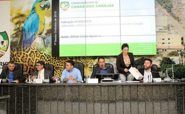 Com a presença do prefeito Jeová Andrade, trabalhos do legislativo reiniciam em Canaã dos Carajás