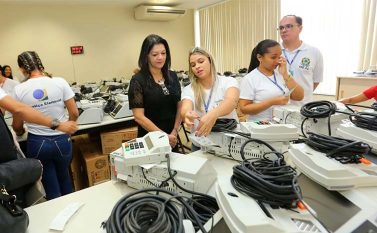 Presidente do TRE-PA participa de cerimônia de lacre das urnas em Marabá