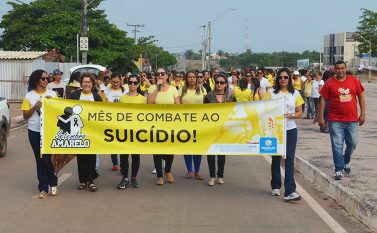 Redenção realiza 1ª caminhada alusiva ao Setembro Amarelo