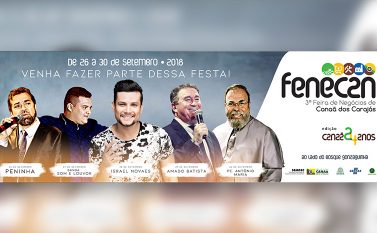 Show de Peninha abre hoje a Fenacan em Canaã dos Carajás