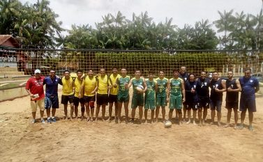 Vôlei de Areia masculino 4 x 4 foi a atração no Complexo Esportivo