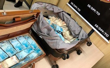 Mala apreendida com mais de R$ 1 milhão no TO pode ter conexão com eleição no Pará