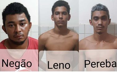 “Negão”, Leno e “Pereba” presos por tráfico em Goianésia