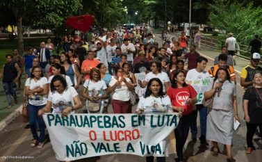 Sociedade civil de Parauapebas se manifesta contra as tragédias causadas pela mineração