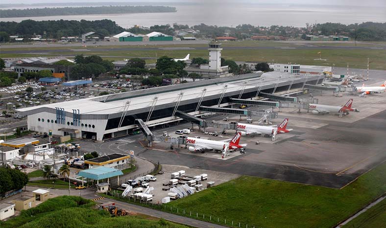 Aeroporto de Belém realiza batismo de aeronaves em homenagem ao Círio de Nazaré 